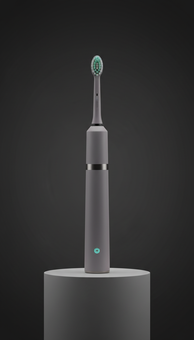 Electric Toothbrush with Sculpted Grip